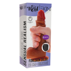 Get Real – Foreskin Vibrating Dildo 20 cm