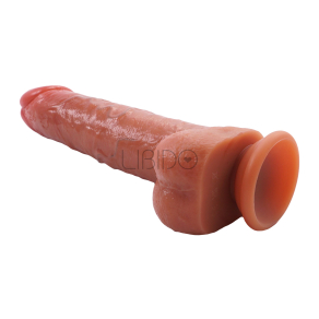 Get Real – Foreskin Vibrating Dildo 23 cm