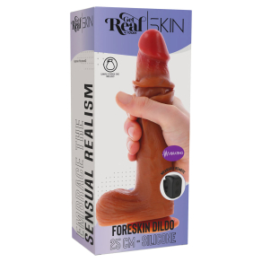 Get Real – Foreskin Vibrating Dildo 25 cm