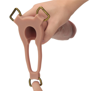Lovetoy – Unisex strap-on z utorom 23 cm