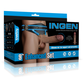 Lovetoy – Unisex strap-on z utorom 23 cm