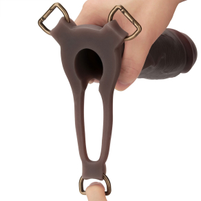 Lovetoy – Unisex strap-on z utorom 23 cm