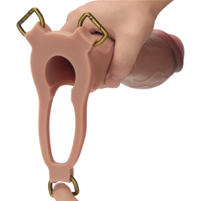 Lovetoy – Unisex strap-on z utorom 25 cm