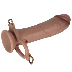 Lovetoy – Unisex strap-on z utorom 25 cm