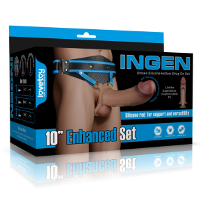 Lovetoy – Unisex strap-on z utorom 25 cm