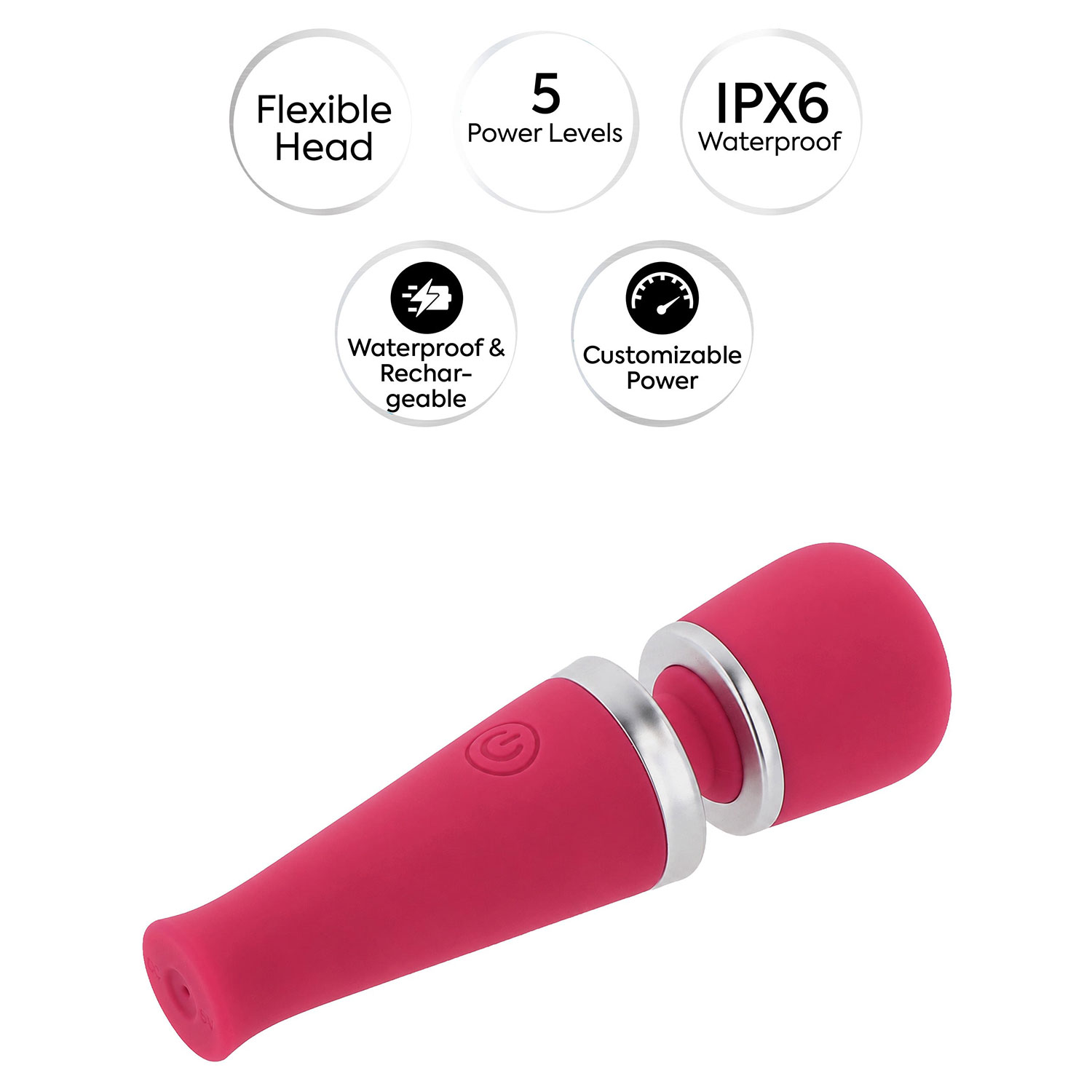 Caresse – Travel Wand Massager - slika 3