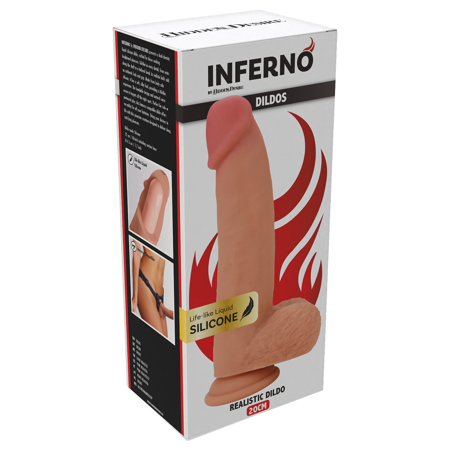 Hidden Desire – Realistic Dildo 20 cm