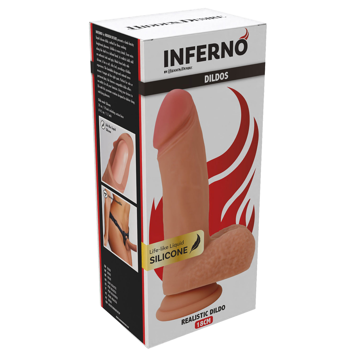 Hidden Desire – Realistic Dildo 18 cm