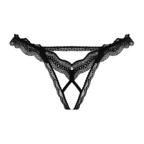 Christine – Tanga hlačke z odprtino Lila